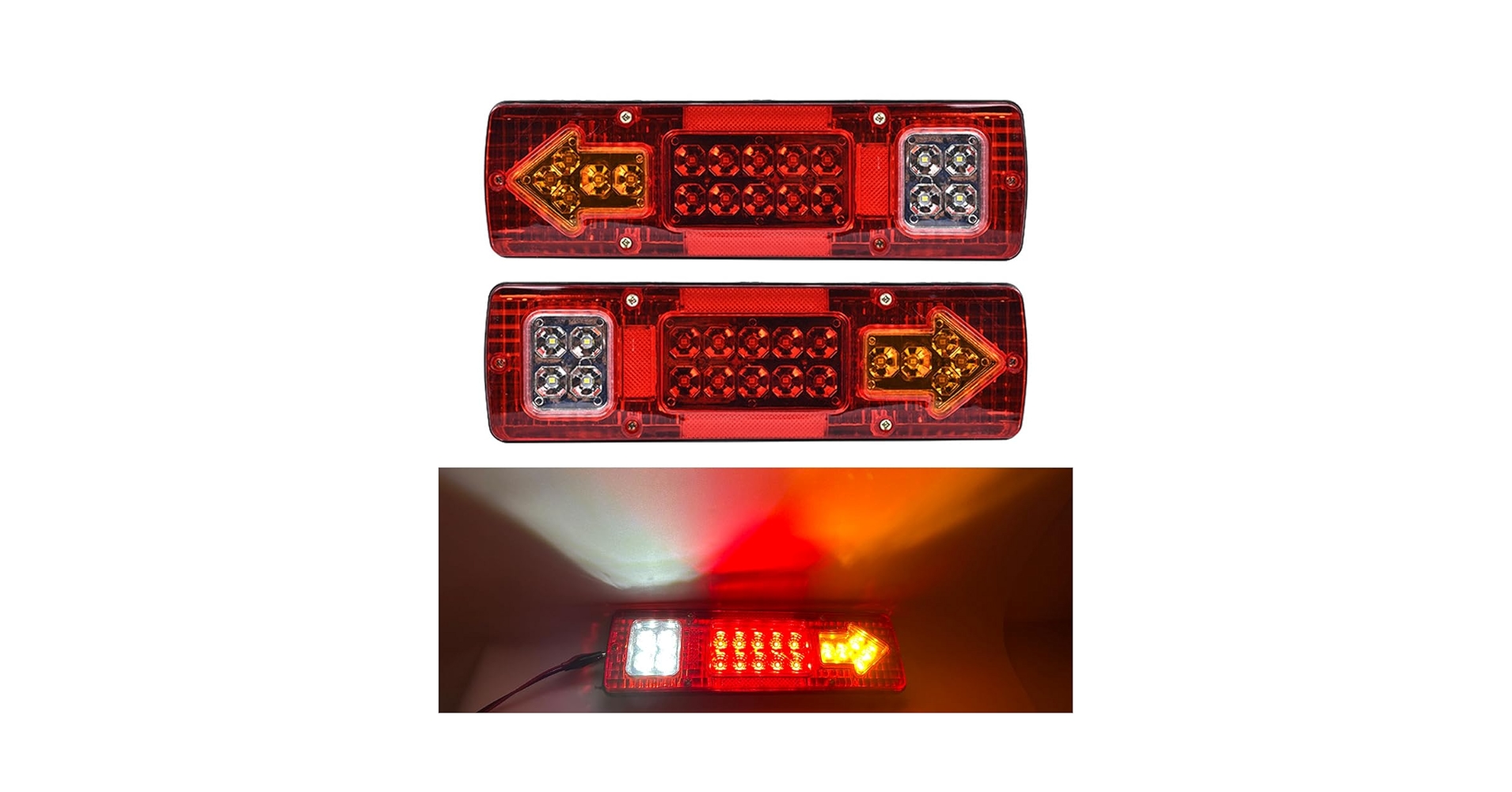 Amazon | トラック テールランプ LED 汎用 角型 24V用 トラック